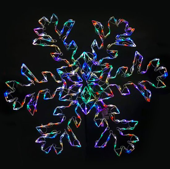 The Holiday Aisle® Snowflake Color Changing RGB Lighted Display Wayfair